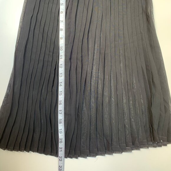 NWT American Apparel Made in USA Chiffon Pleated Skirt size XS - Picture 3 of 3